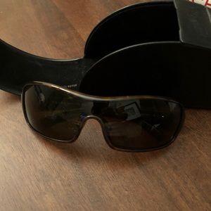 PRADA SPR10D Sunglasses ITALY Tortoise